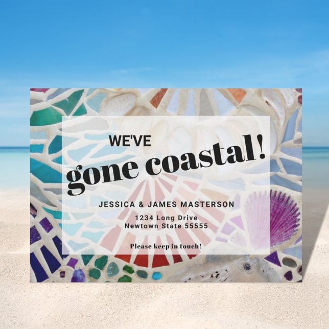 Ankündigungskarte für den Strandwechsel Ankündigung (Von Creator hochgeladen)