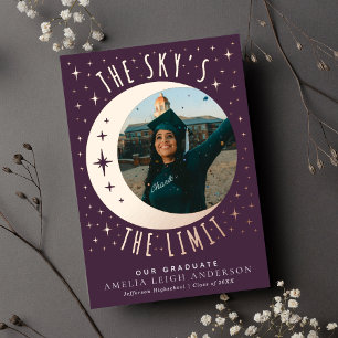 Ankündigungskarte für Hexachy-Tarot-Abschluss-Foto Folieneinladung