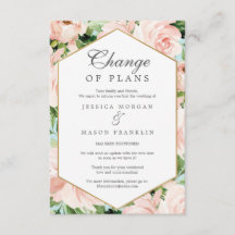 Ankündigungskarte zum Shabby Chic von Planänderung