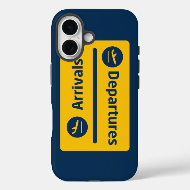 Ankunft/Abfahrt Case-Mate iPhone Hülle (Rückseite)