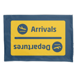 Ankunft/Abfahrt Kissenbezug