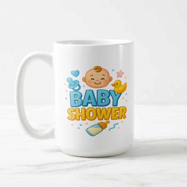 Ankunft - Babydusche Essentials Kaffeetasse (Links)