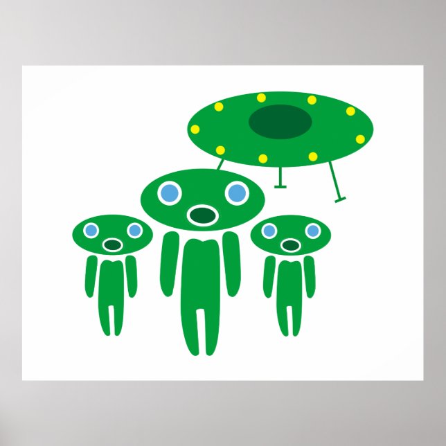 Ankunft der Außerirdischen Poster (Vorne)