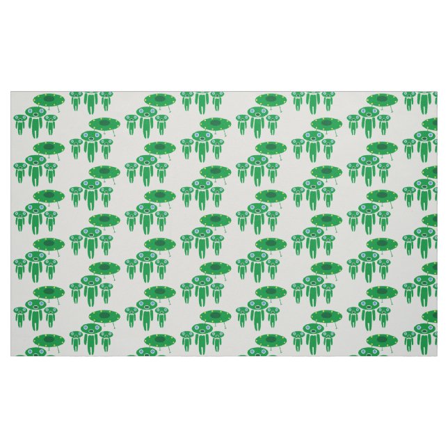 Ankunft der Außerirdischen Stoff (Fat Quarter (45,7 x 55,9 cm))