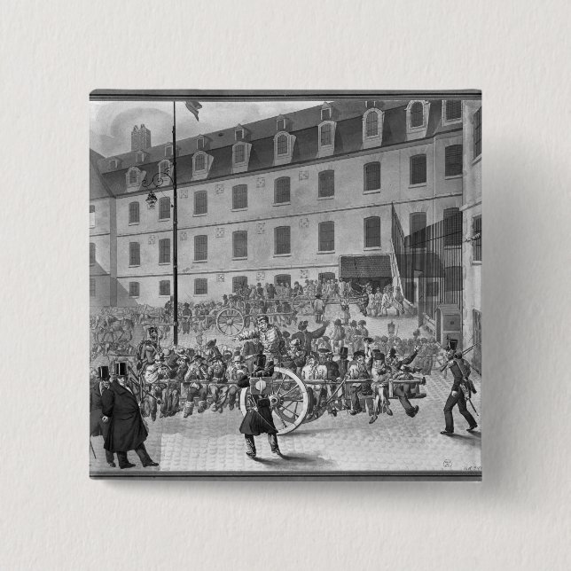 Ankunft der Convicts bei Bicetre Button (Vorderseite)