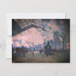 Ankunft des Normandy-Zuges, Gare Saint-Lazare: Postkarte