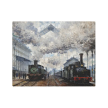 Ankunft des Zuges in der Normandie