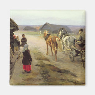 Ankunft einer Lehrerin im Land Magnet