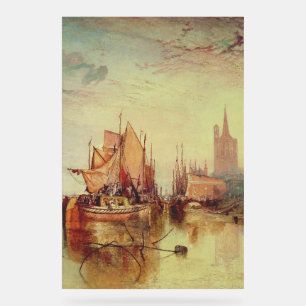 Ankunft eines Packet Boats durch Joseph Turner Acrylschild