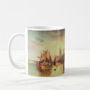 Ankunft eines Packet Boats durch Joseph Turner Kaffeetasse