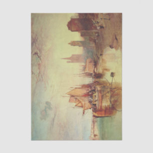 Ankunft eines Packet Boats durch Joseph Turner Seidenpapier