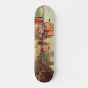 Ankunft eines Packet Boats durch Joseph Turner Skateboard