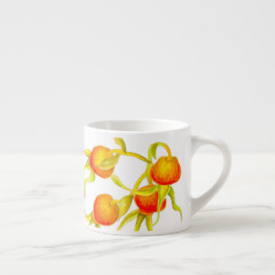 Ankunft im Herbst auf einer Espresso-Tasse (R) Espressotasse