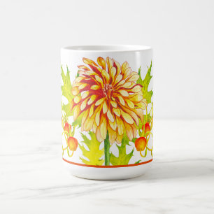 Ankunft im Herbst auf einer klassischen Tasse (15