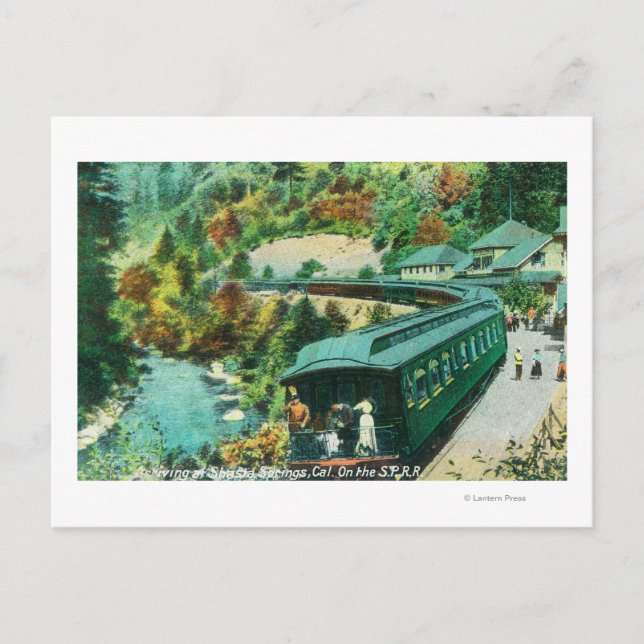 Ankunft in den Springs Postkarte (Vorderseite)
