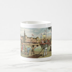 Ankunft Sinterklaas niederländischen St.-Nicks Kaffeetasse