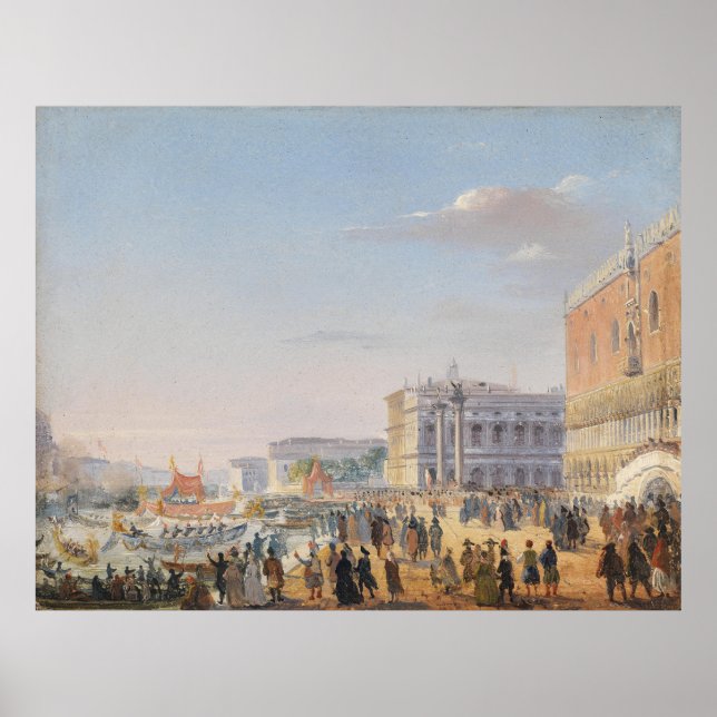 Ankunft von Kaiser Franz Joseph Poster (Vorne)