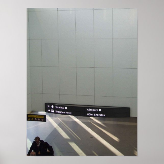 Ankünfte und Abflüge Poster (Vorne)