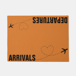 Ankunfts- und Abflugzeiten, Flugzeugmatte, Fußmatte