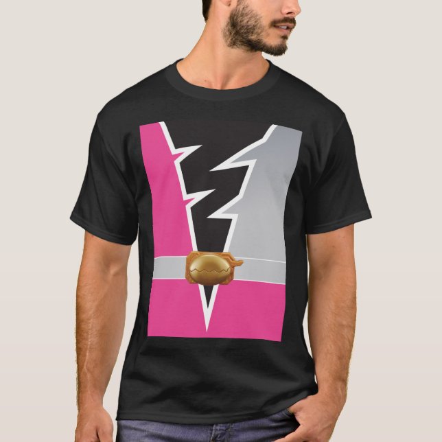 Ankylo Fury - Pink Rangers Dino Fury Classic T-Shi T-Shirt (Vorderseite)