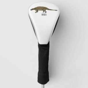 Ankylosaurus Cartoon-Illustration Golf Headcover