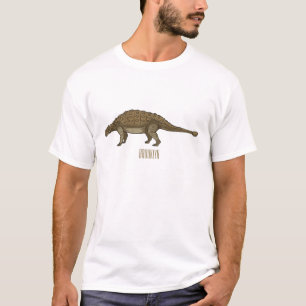 Ankylosaurus Comic-Illustration T-Shirt
