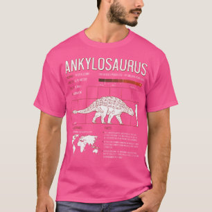 Ankylosaurus Dinosaur Fakten T Shirt Mens Womens K