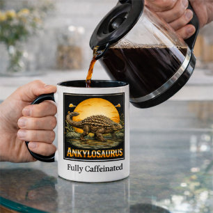 Ankylosaurus Dinosaur Prähistorisch Mond Tasse
