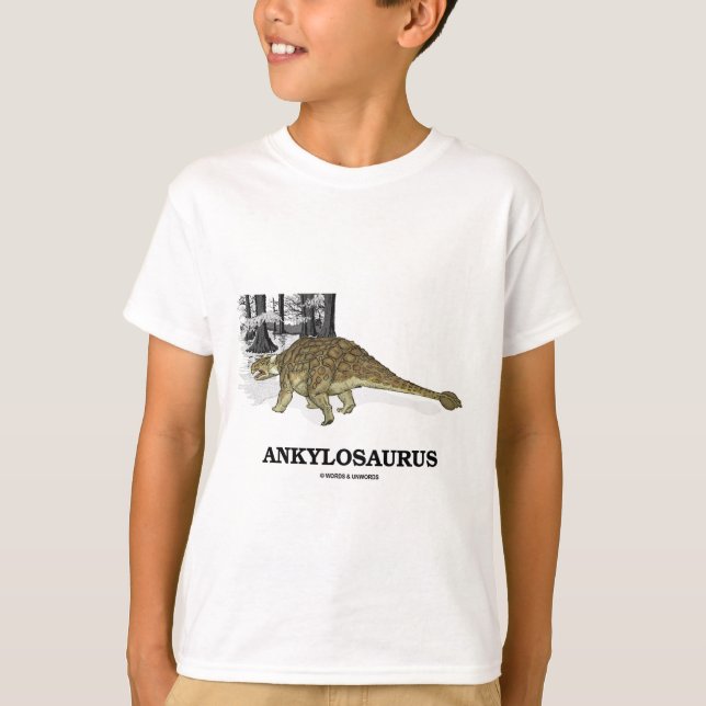 Ankylosaurus (fixierter Eidechsen-Dinosaurier) T-Shirt (Vorderseite)