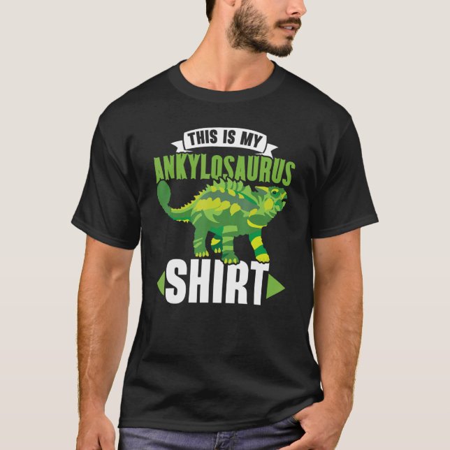 Ankylosaurus Future Paleontologe Dinosaur T-Shirt (Vorderseite)