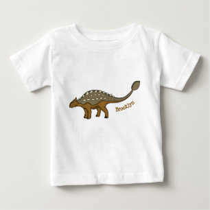 Ankylosaurus gepanzerte Dinosaurier-Abbildung Baby T-shirt