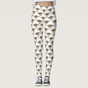 Ankylosaurus gepanzerte Dinosaurier-Abbildung Leggings