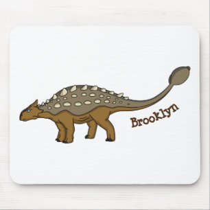 Ankylosaurus gepanzerte Dinosaurier-Abbildung Mousepad