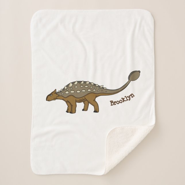 Ankylosaurus gepanzerte Dinosaurier-Abbildung Sherpadecke (Vorderseite)