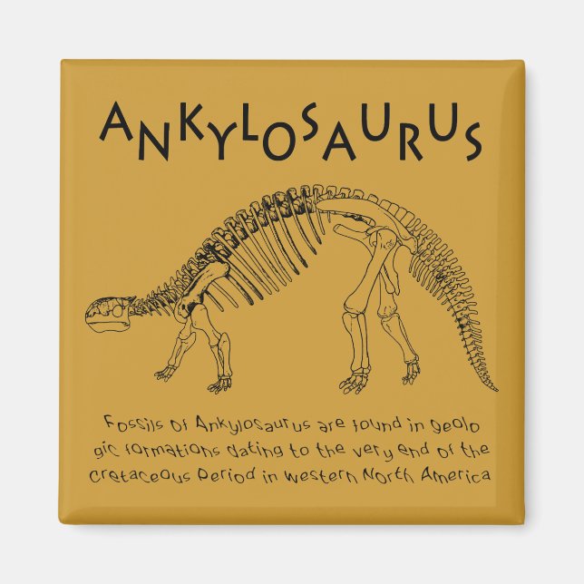 Ankylosaurus Magnet (Vorne)
