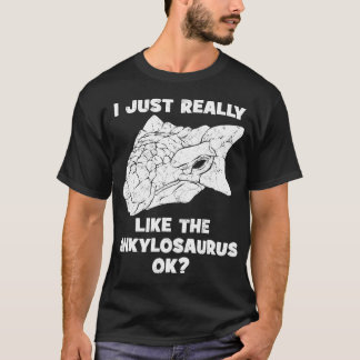 Ankylosaurus Skull Fossil Hunter Funny T-Shirt