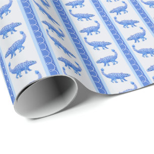 Ankylosaurus Streifen Geschenkpapier