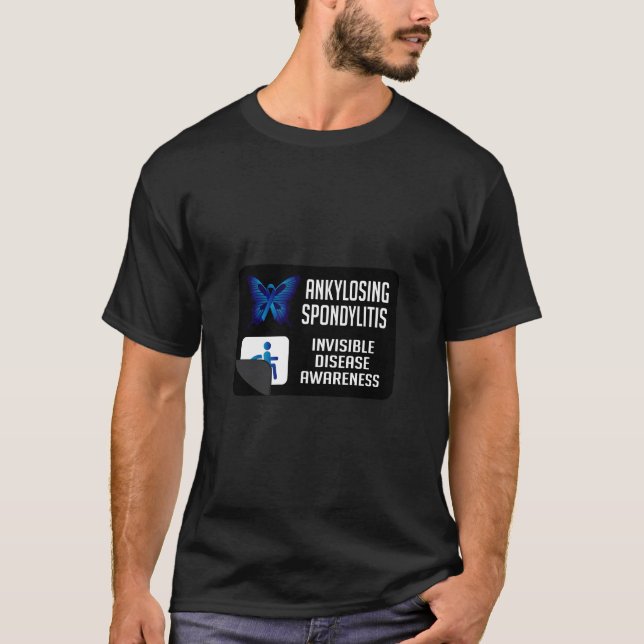 Ankylosierende Spondylitis Butterfly Arthritis War T-Shirt (Vorderseite)