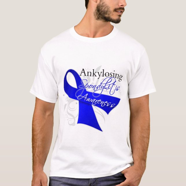 Ankylosing Spondylitis Bewusstseins-Band T-Shirt (Vorderseite)
