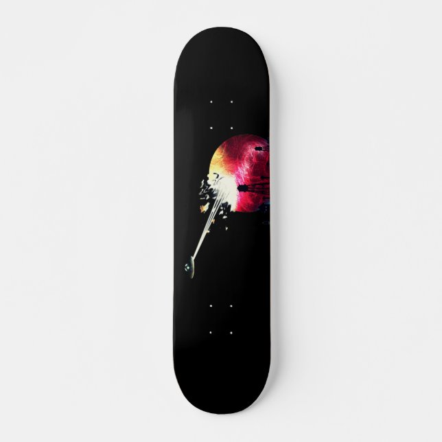 Anlage für UFO-Angriffe Skateboard (Vorne)