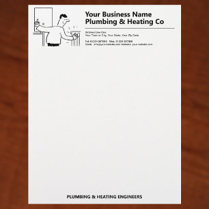 Anlage und Heizbetrieb Letterhead Briefbogen