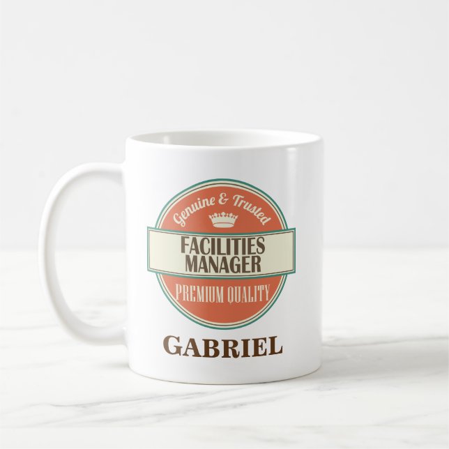 Anlagen-Manager-personalisiertes Tasse (Links)