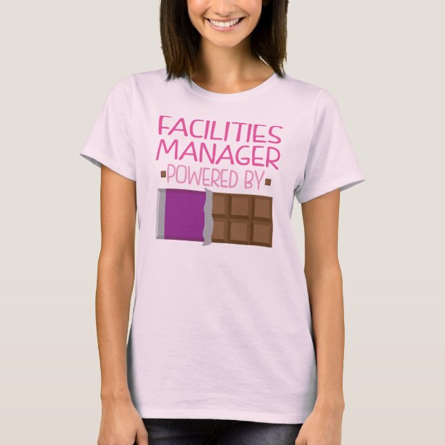 Anlagen-Manager-Schokoladen-Geschenk für sie T-Shirt (Vorderseite)