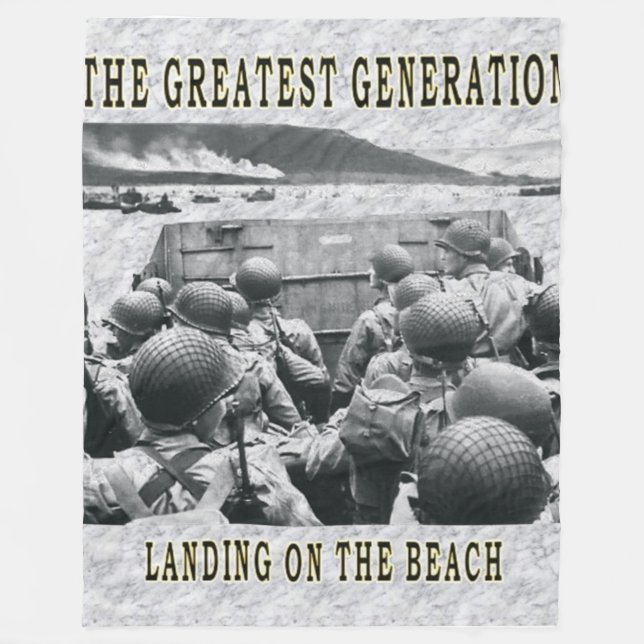 ANLANDUNG AUF DEN STRANDFLÜCHEN FLEECEDECKE (Vorderseite)