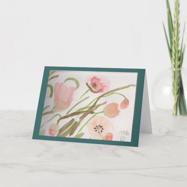 Anlass-Karten-freier Raum nach innen Dankeskarte (Vorderseite)