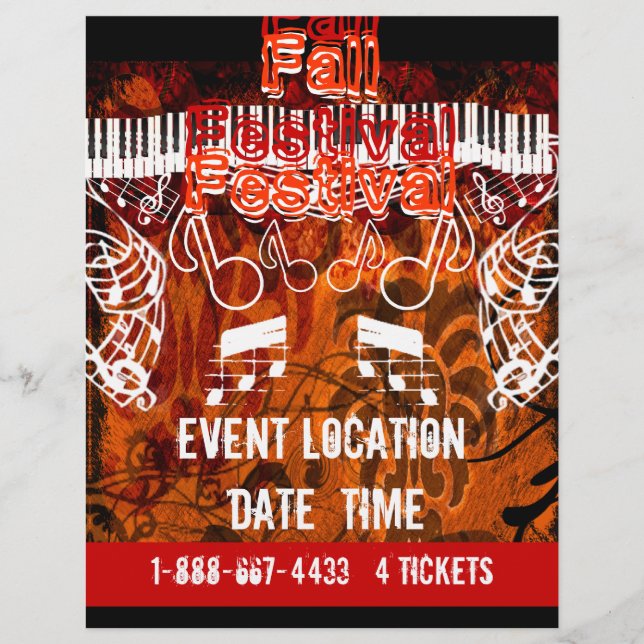 Anlass- oder Herbstfestival Halloween Event-Flyer Flyer (Vorne)