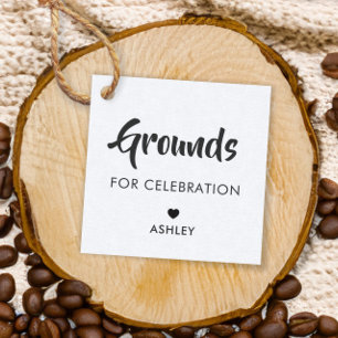 Anlässe zum Feiern Tags, Kaffee Tag, Kraft Geschenkanhänger