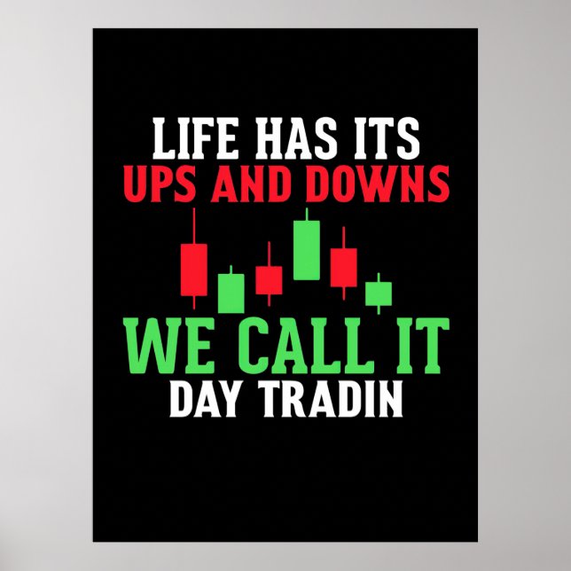 Anleger, den wir "IT Day Trading" nennen Poster (Vorne)