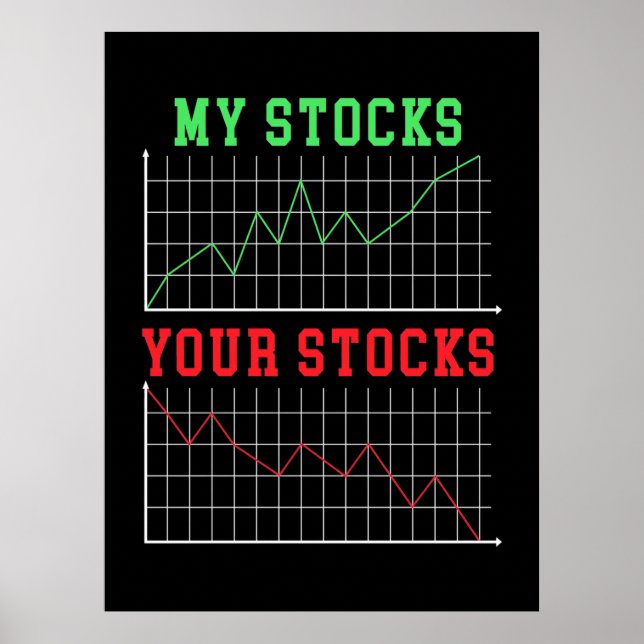 Anleger meine Aktien Poster (Vorne)