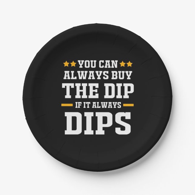Anleger Sie können die Dips immer kaufen Pappteller (Vorderseite)